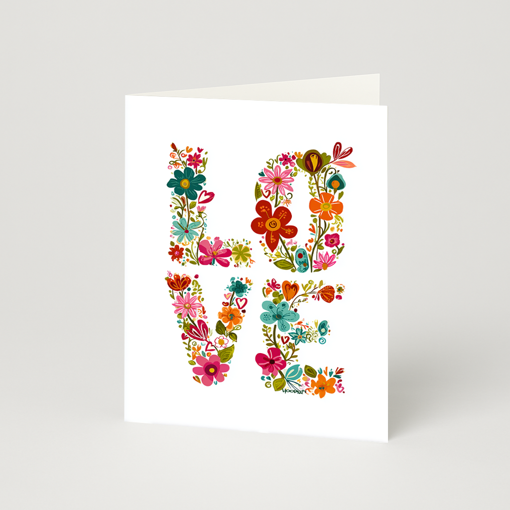 Floral LOVE Card