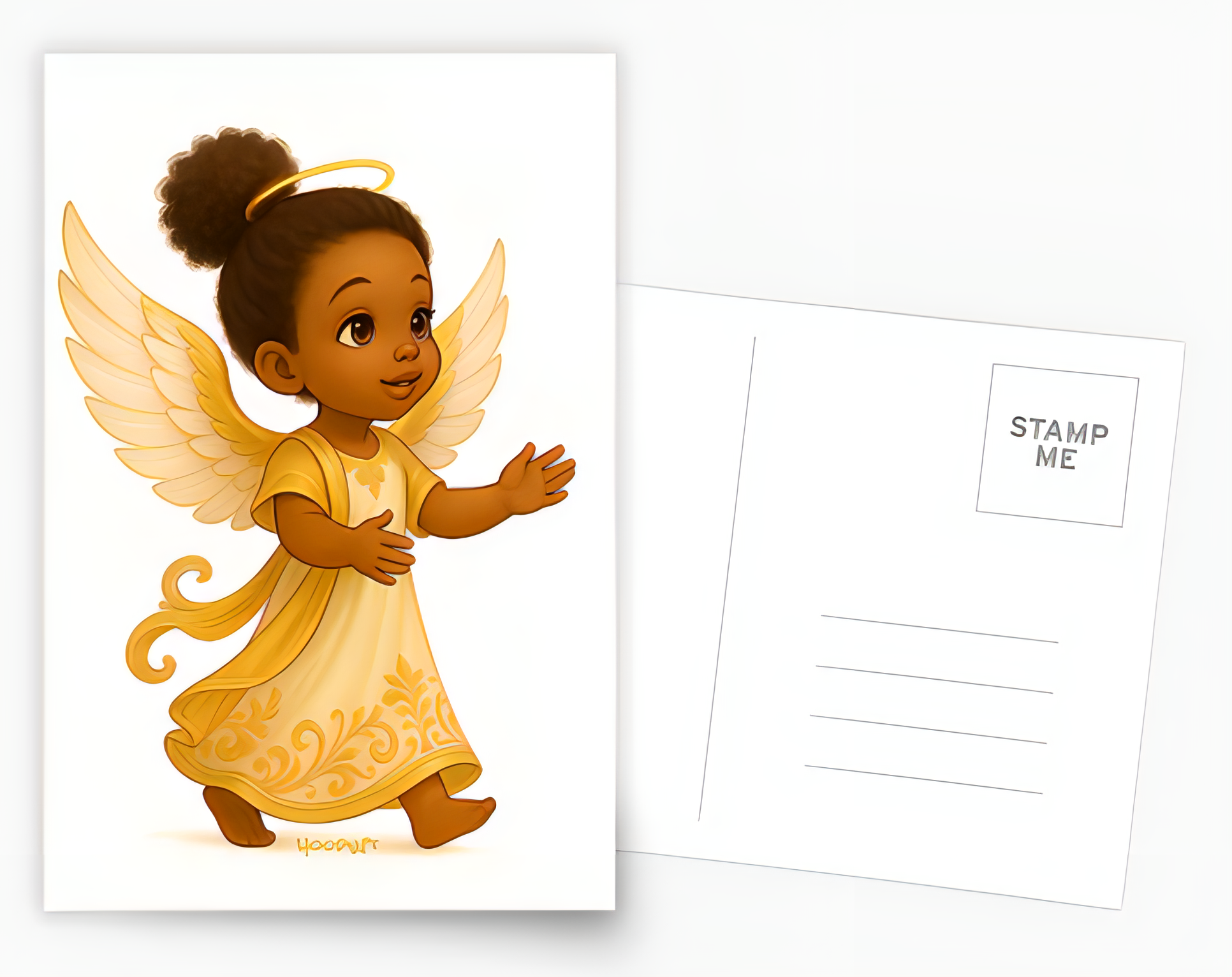 Heavenly Little Angel Greeting Card