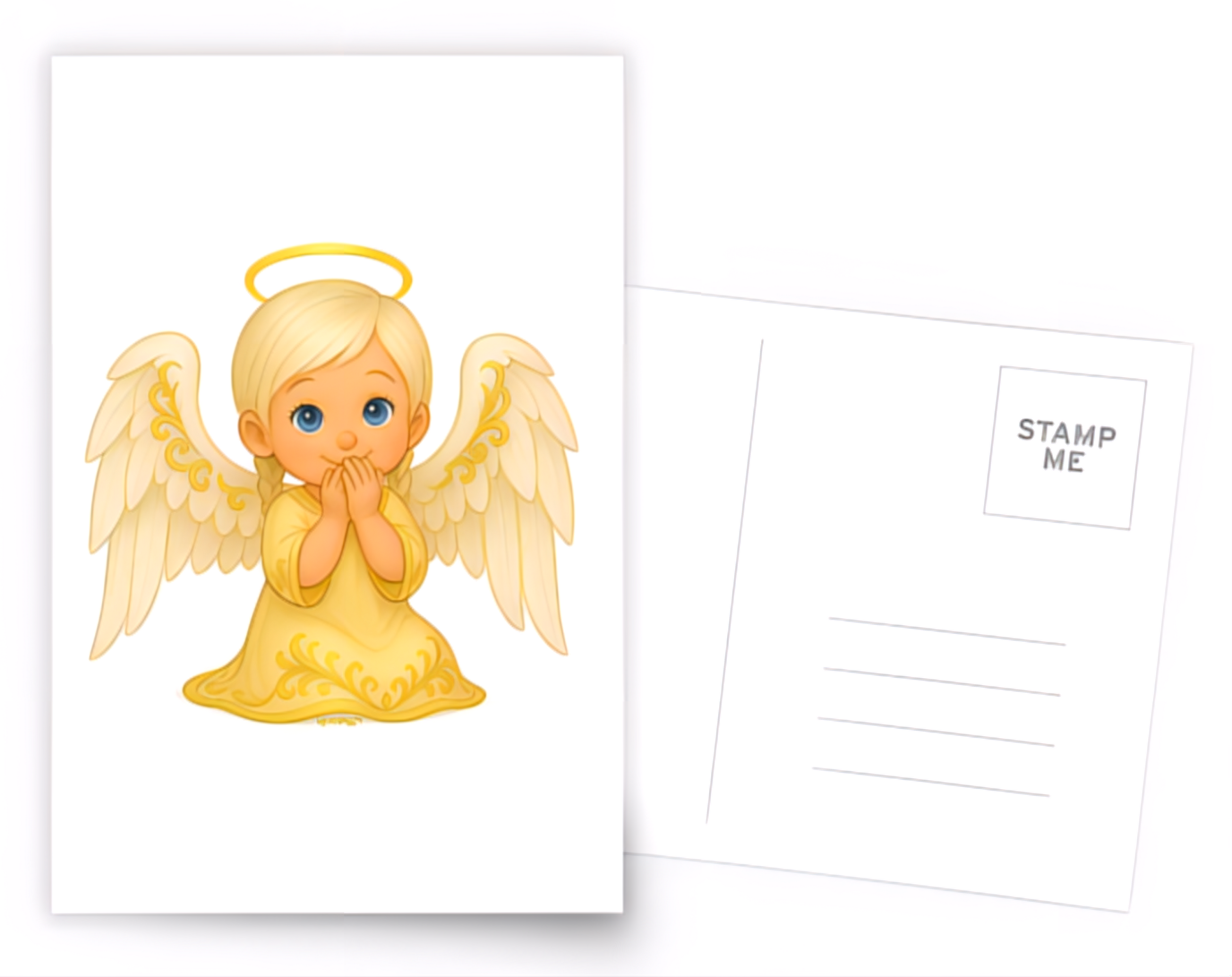 Golden Sweetheart Angel