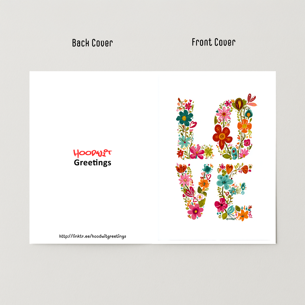 Floral LOVE Card