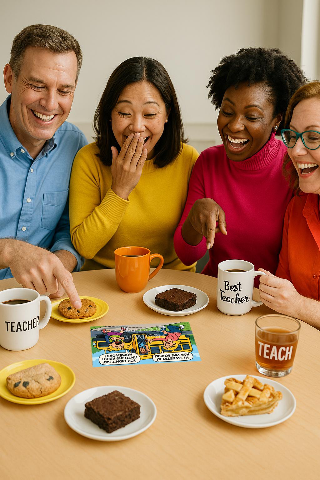 Funny Homework Meltdown Teacher Card