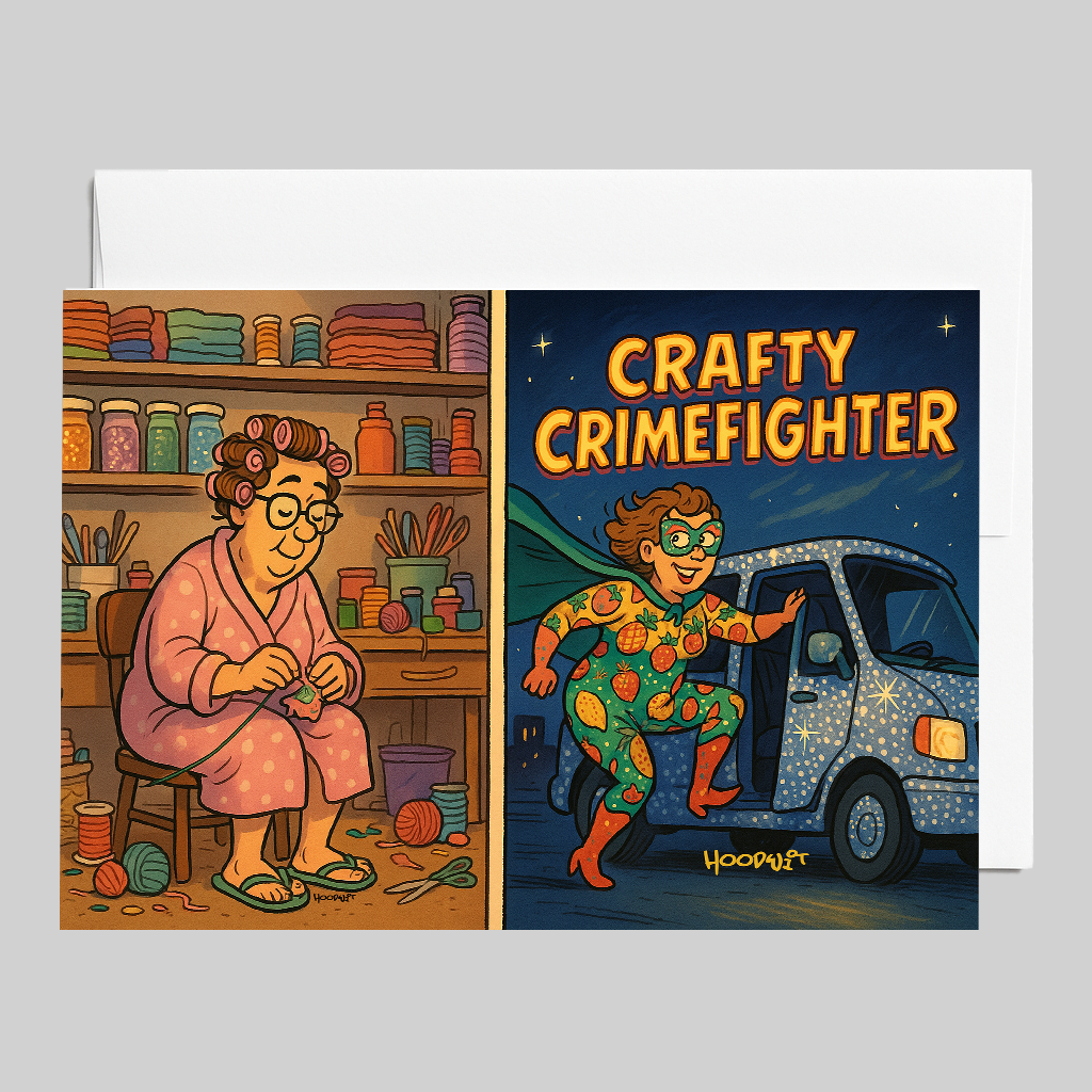 Cards for Crafters | Crafty Crimefighter Van