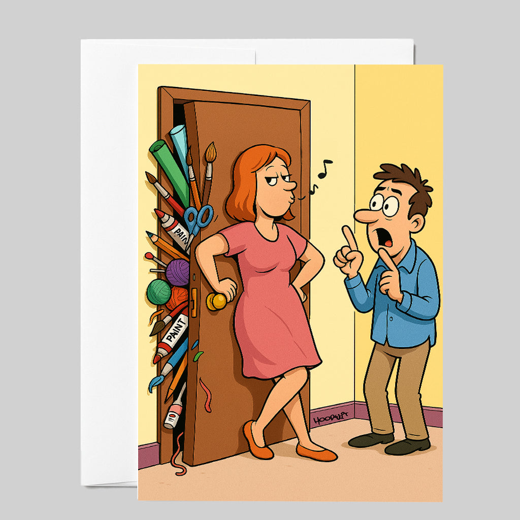 Nothing to See Here Craft Supply Closet