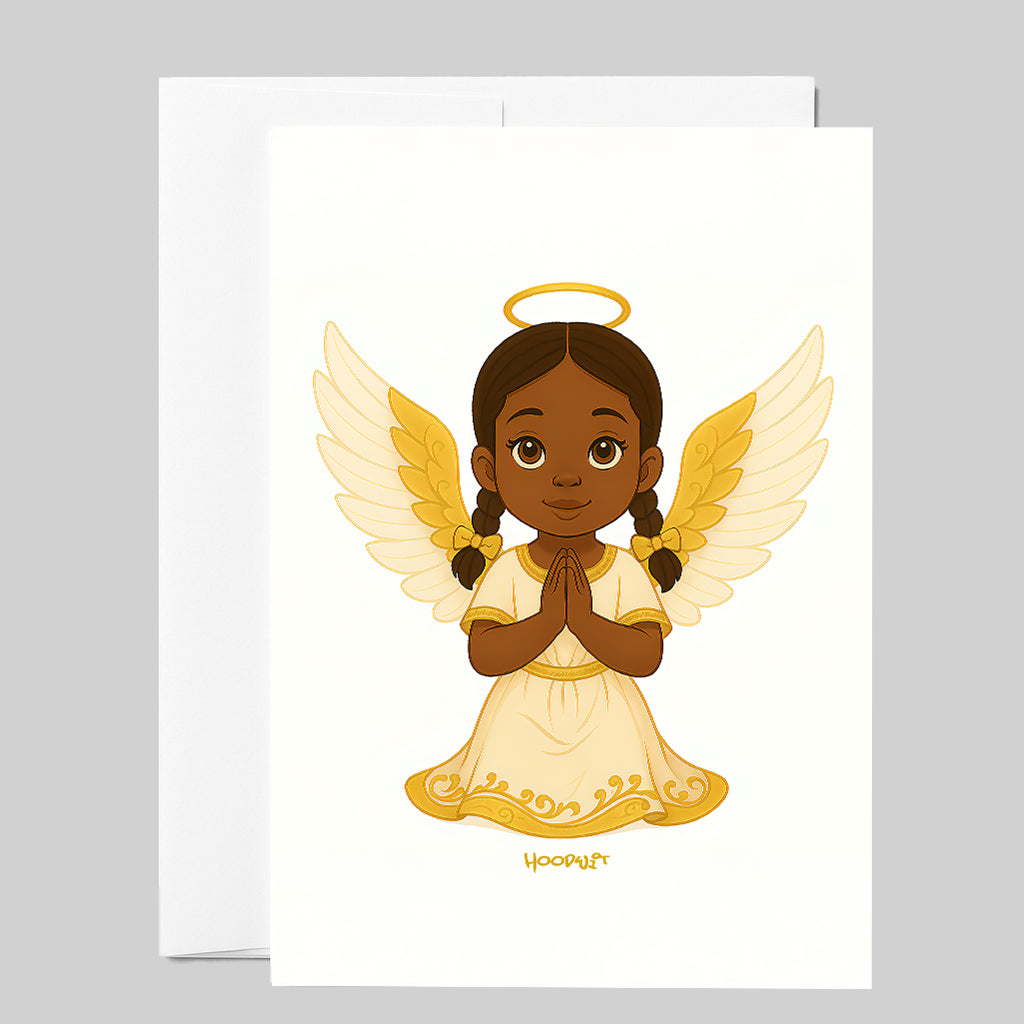 Golden Prayer Angel