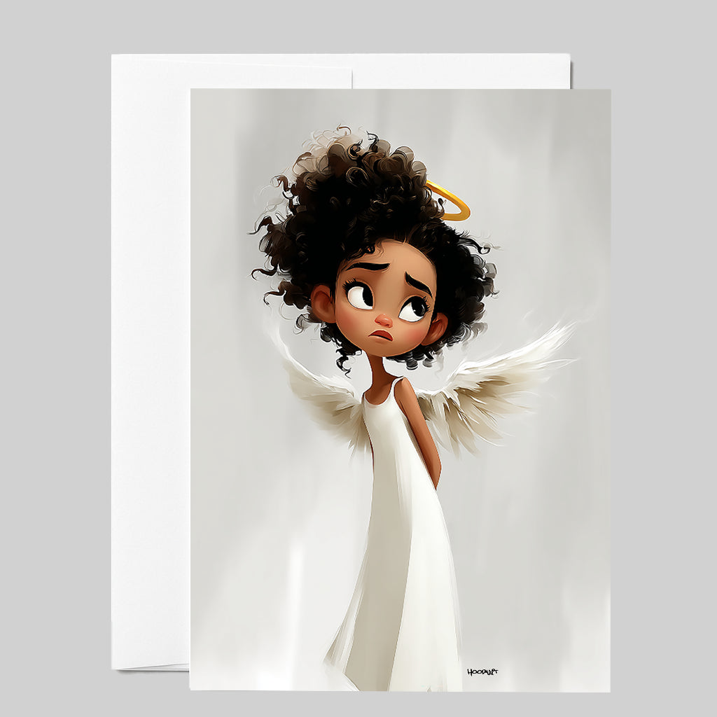 Skeptical Black Angel