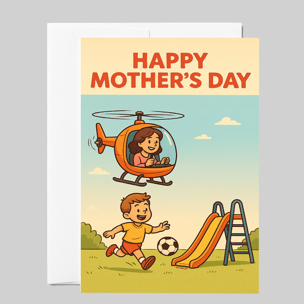 Helicopter Mom at the Playground