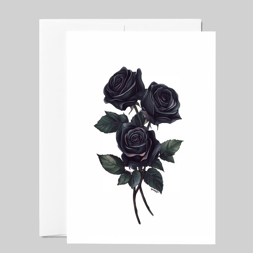 Gothic Black Roses