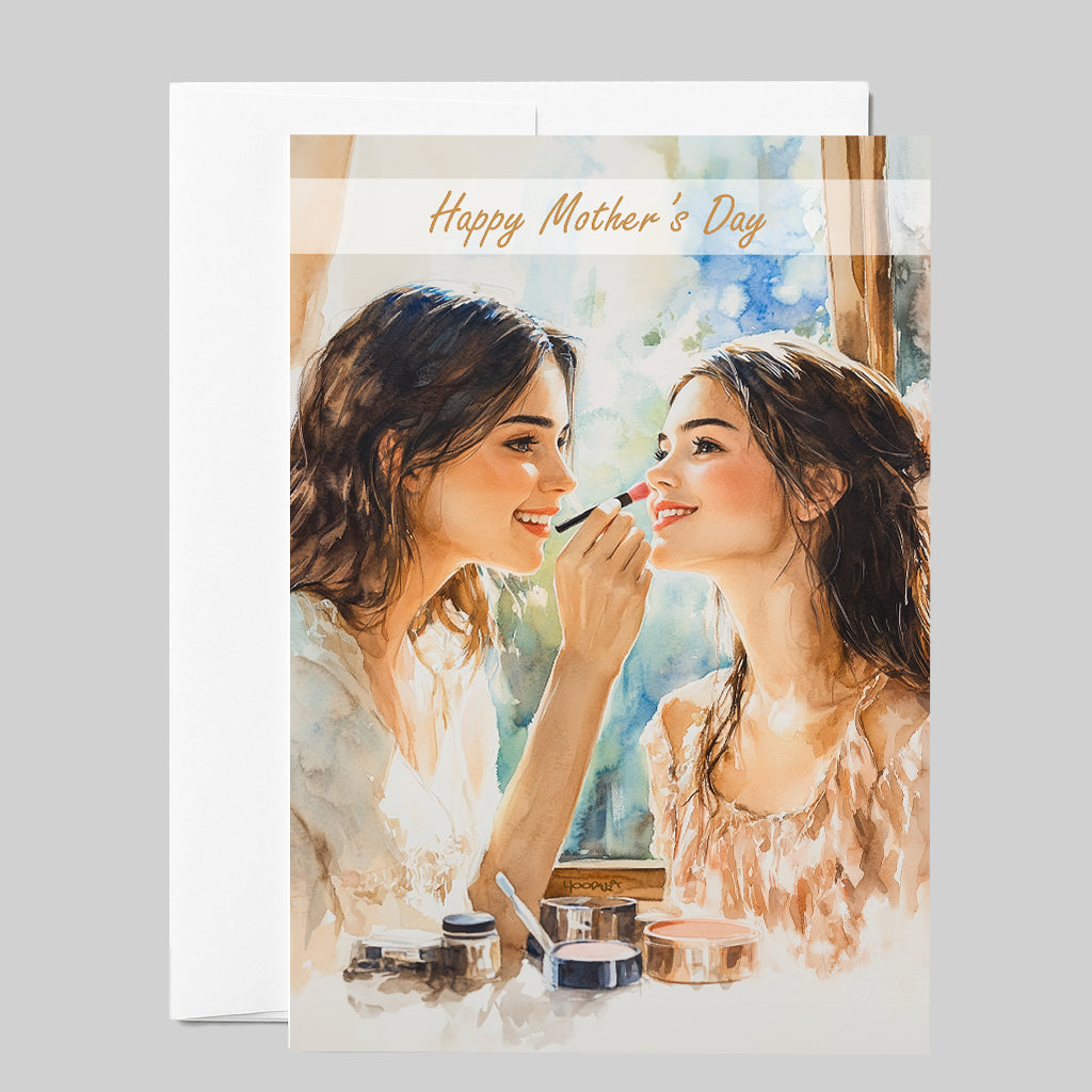 Mother's Day | Mother & Daughter Use Makeup