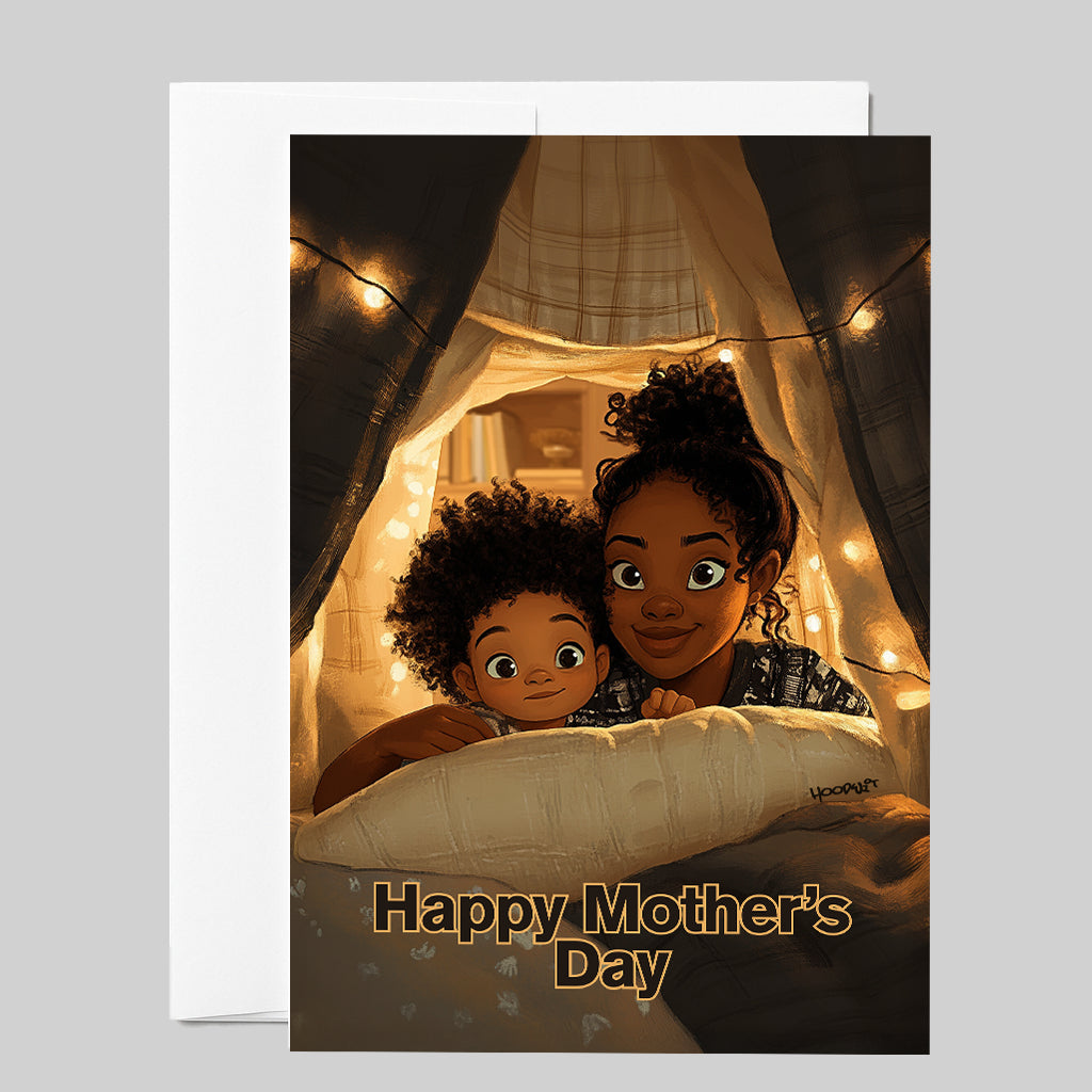Mother’s Day Card | Mom & Child Pillow Fort Moment