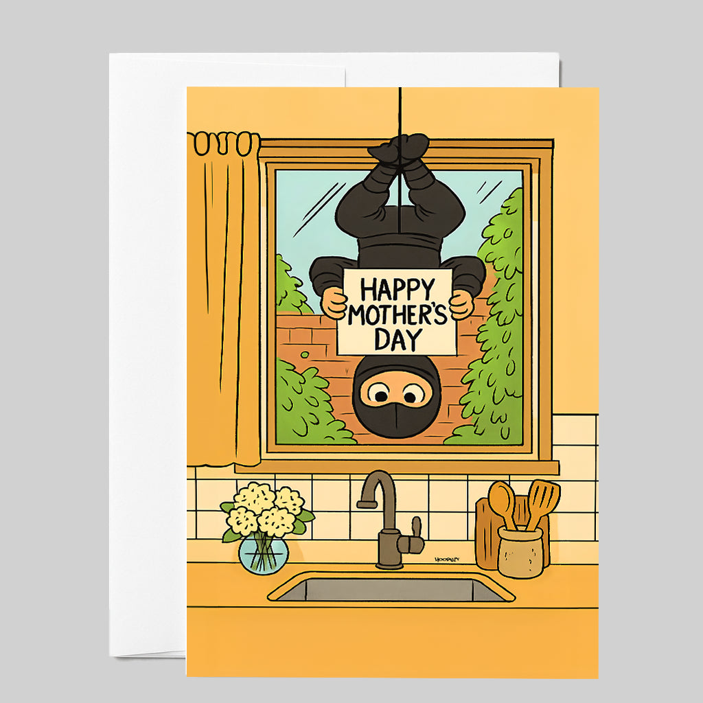 Mother's Day Card | Mom's Ninja Child