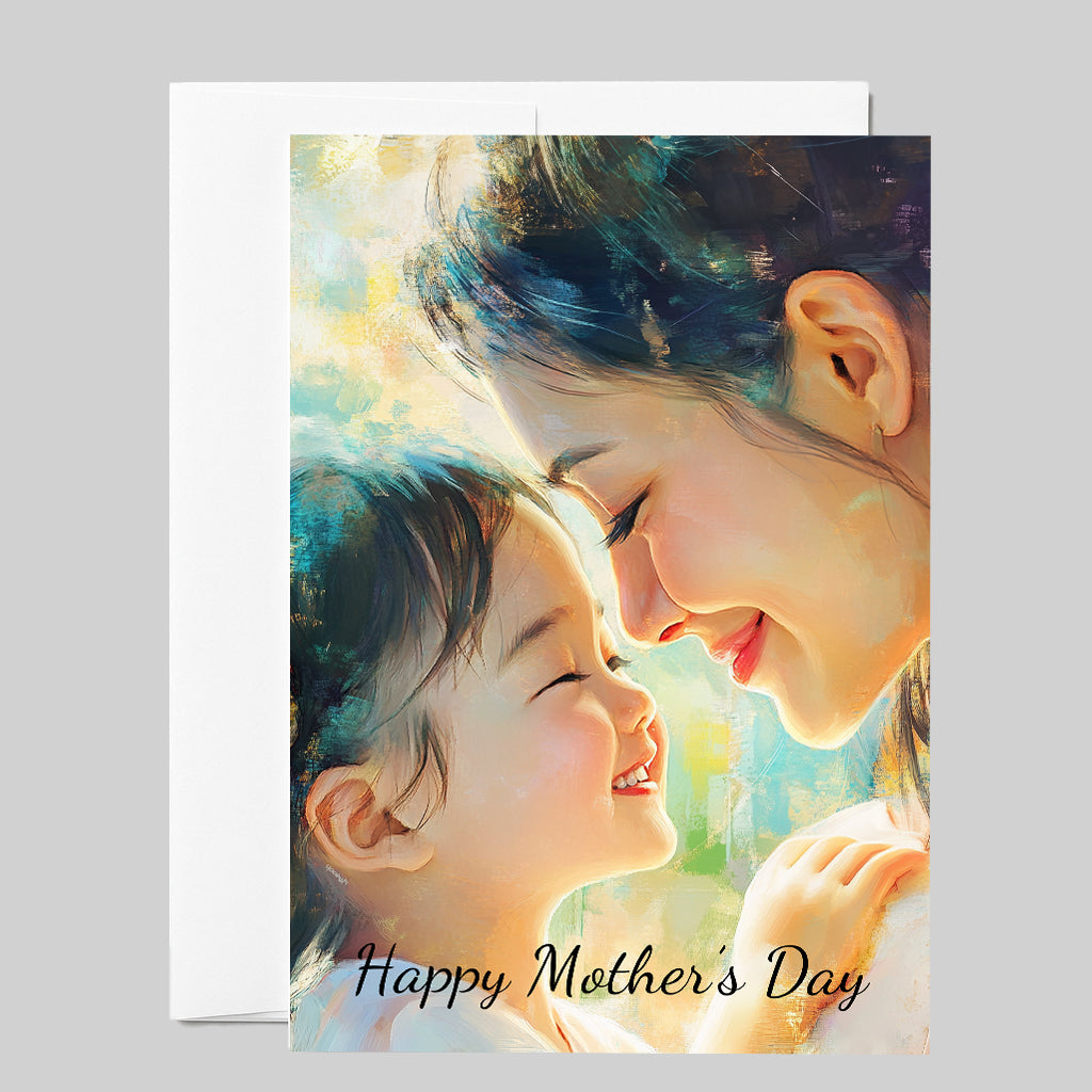 Mother’s Day Card | Mother & Toddler in Tender Moment