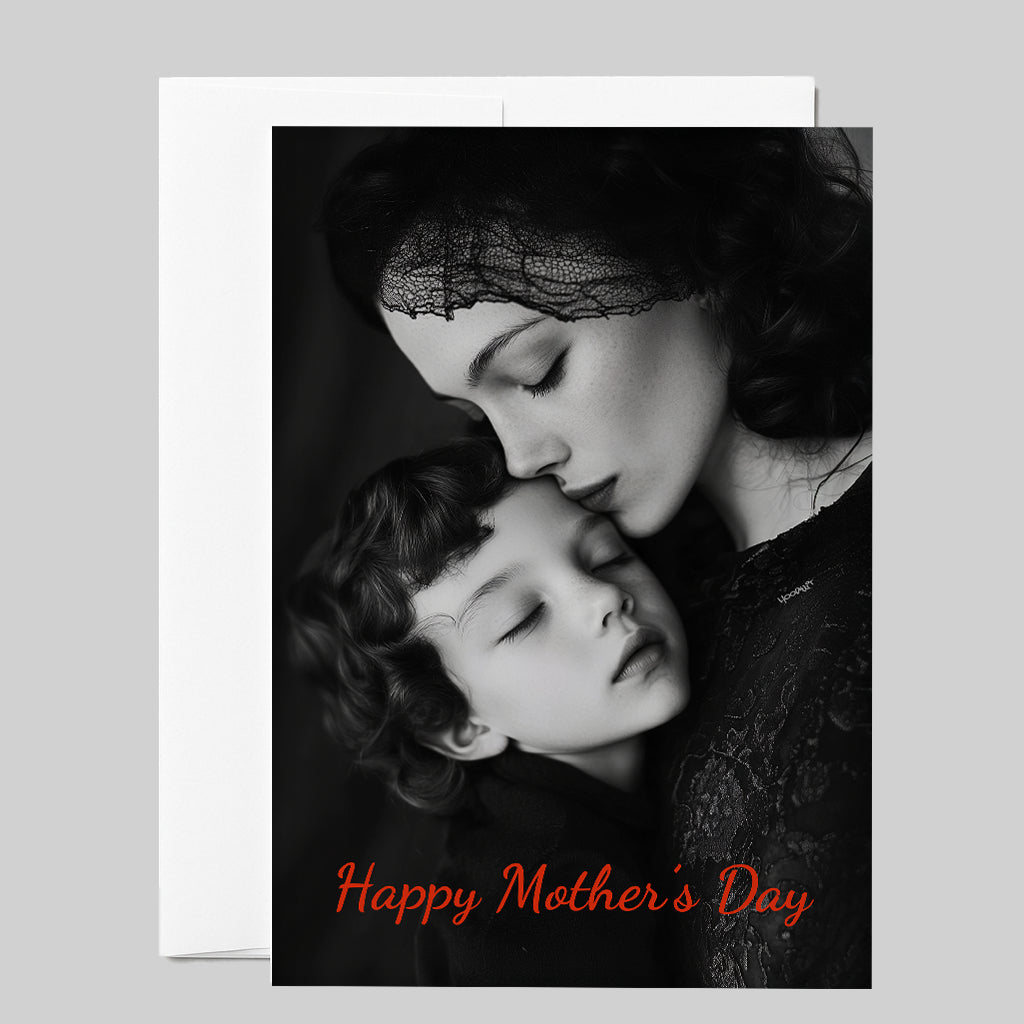 Mother’s Day | Elegant Black and White Mother & Child Portrait