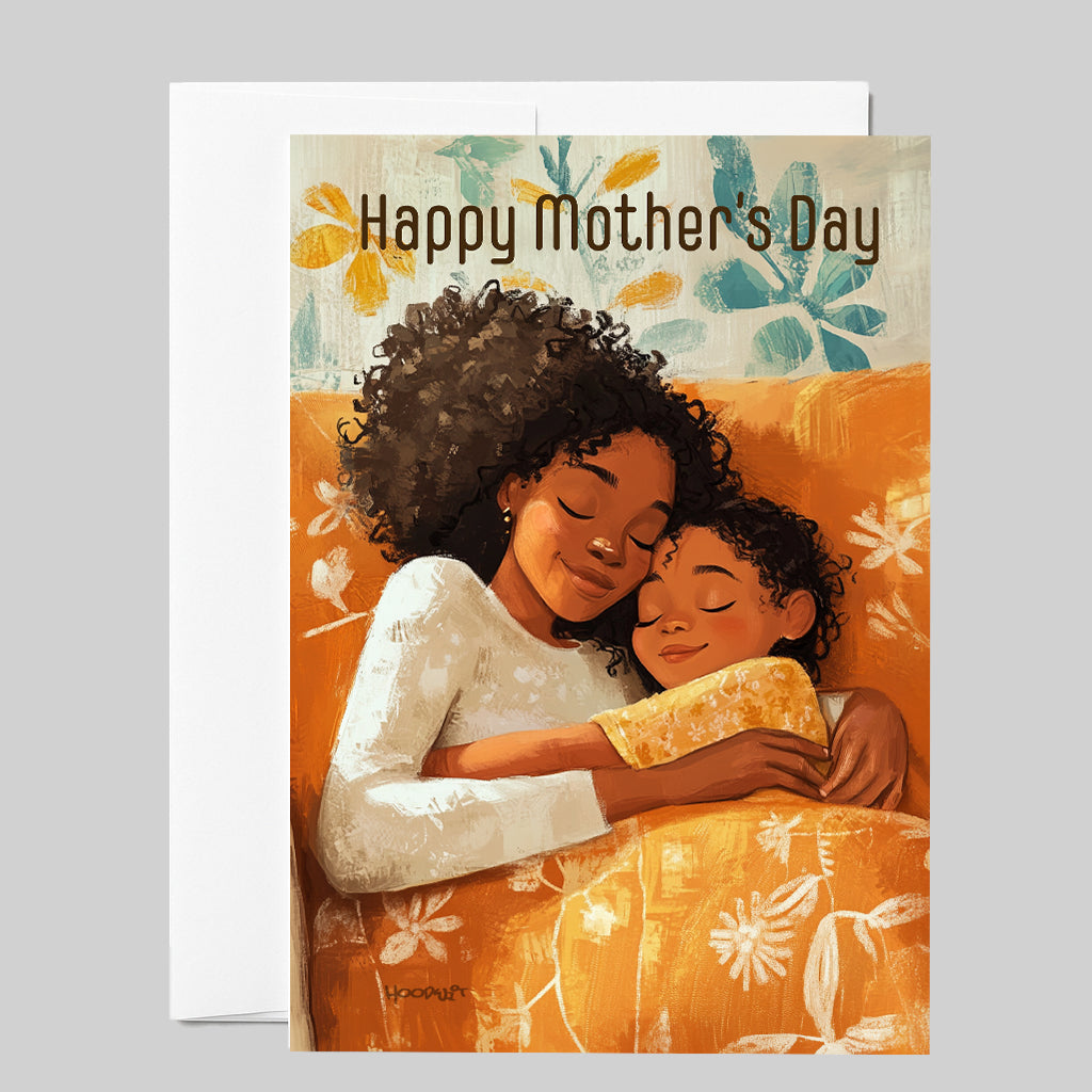 Mother’s Day Card | Mother and Daughter Cuddle