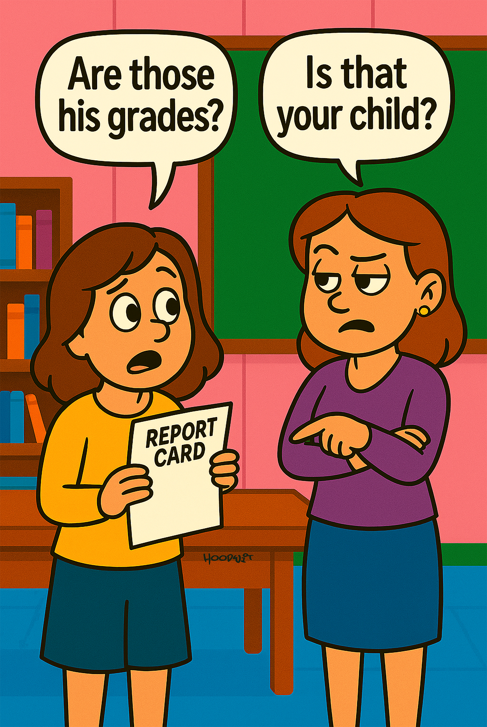 Are Those His Grades? Parent Teacher Conference