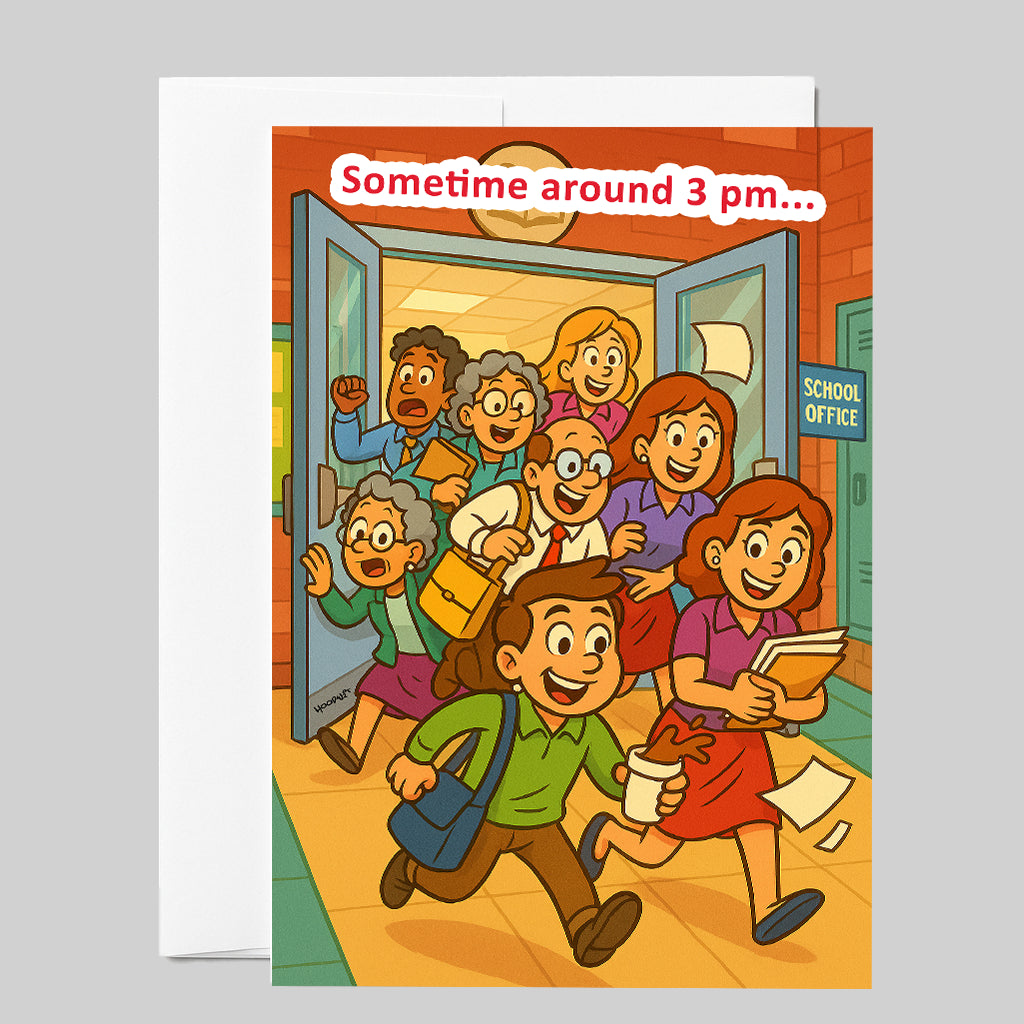 Teacher Greeting Card | The Great Escape