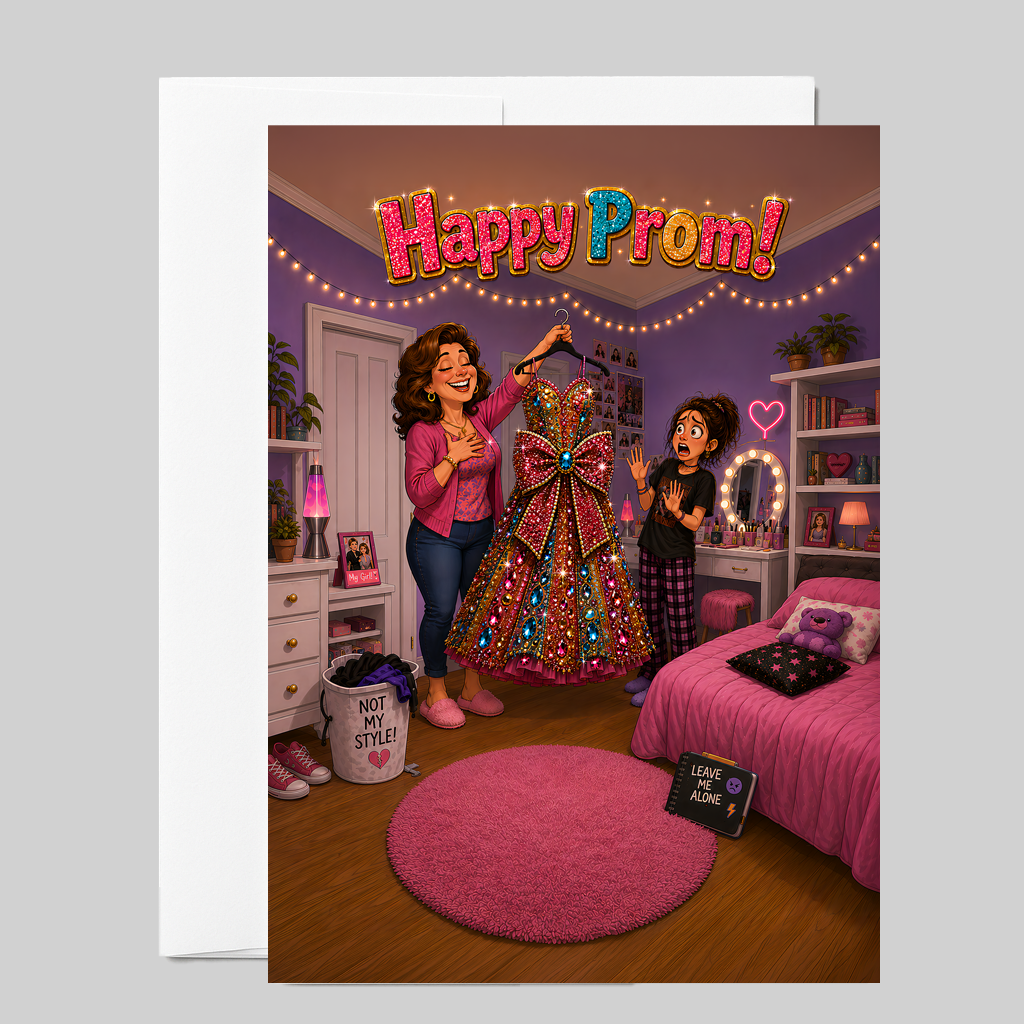Prom Gift Card for Daughter, Granddaughter or Niece – Funny Design