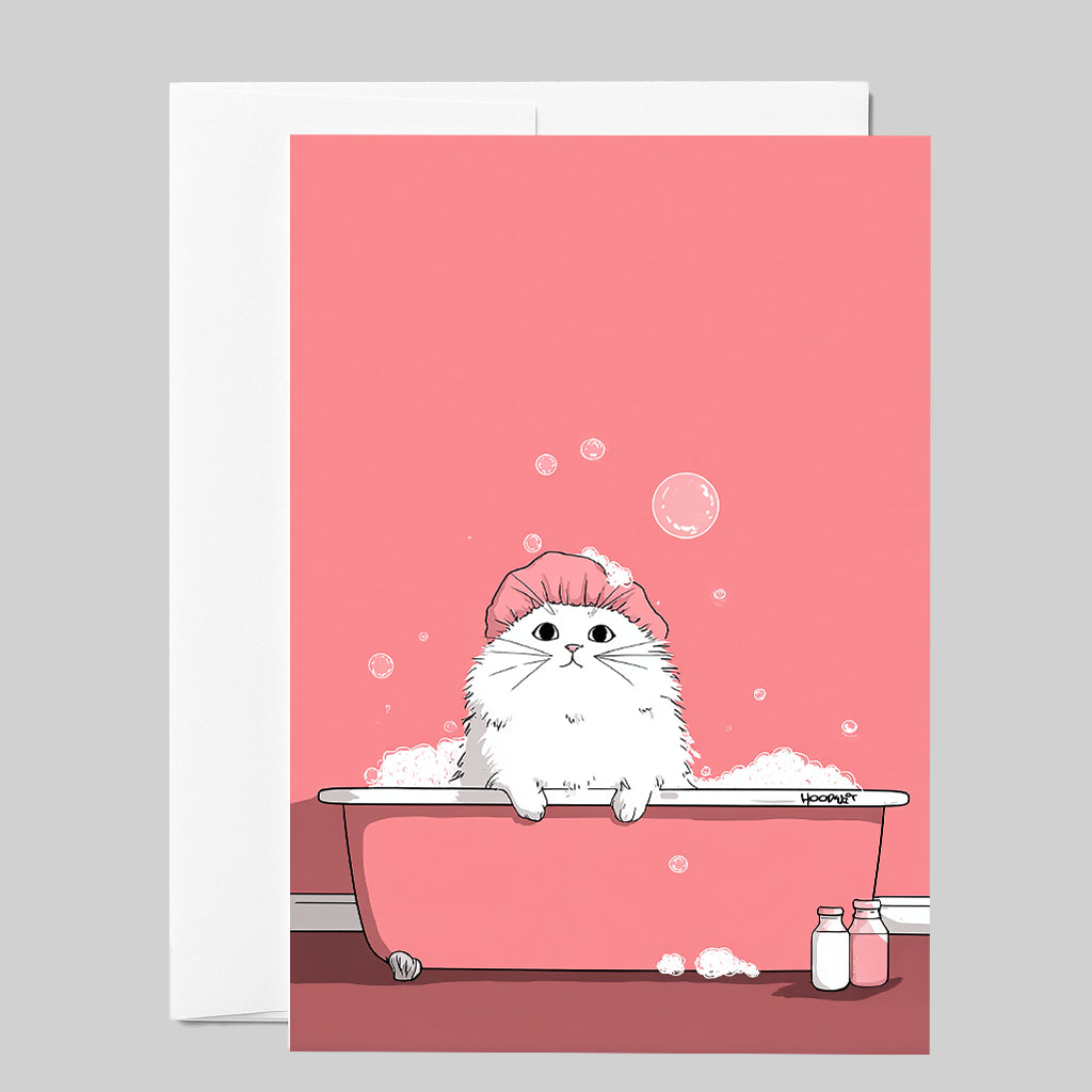 Purr-fectly Pampered | Self-Care Kitty (Pink)