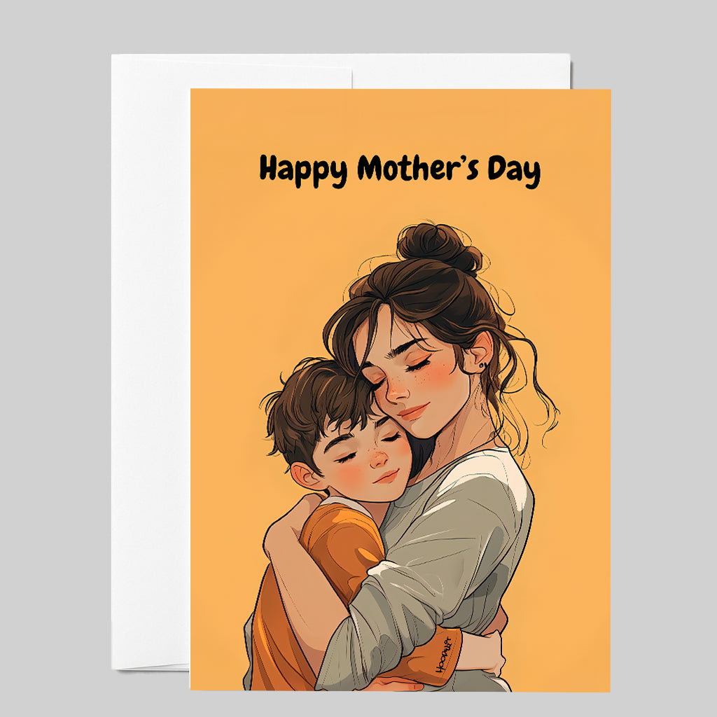 Mother's Day | Soccer Mom & Son Embrace