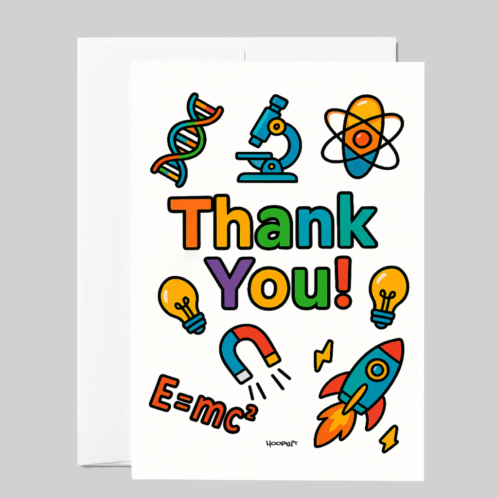 Thank You, Science Teacher | Bright Science Icons